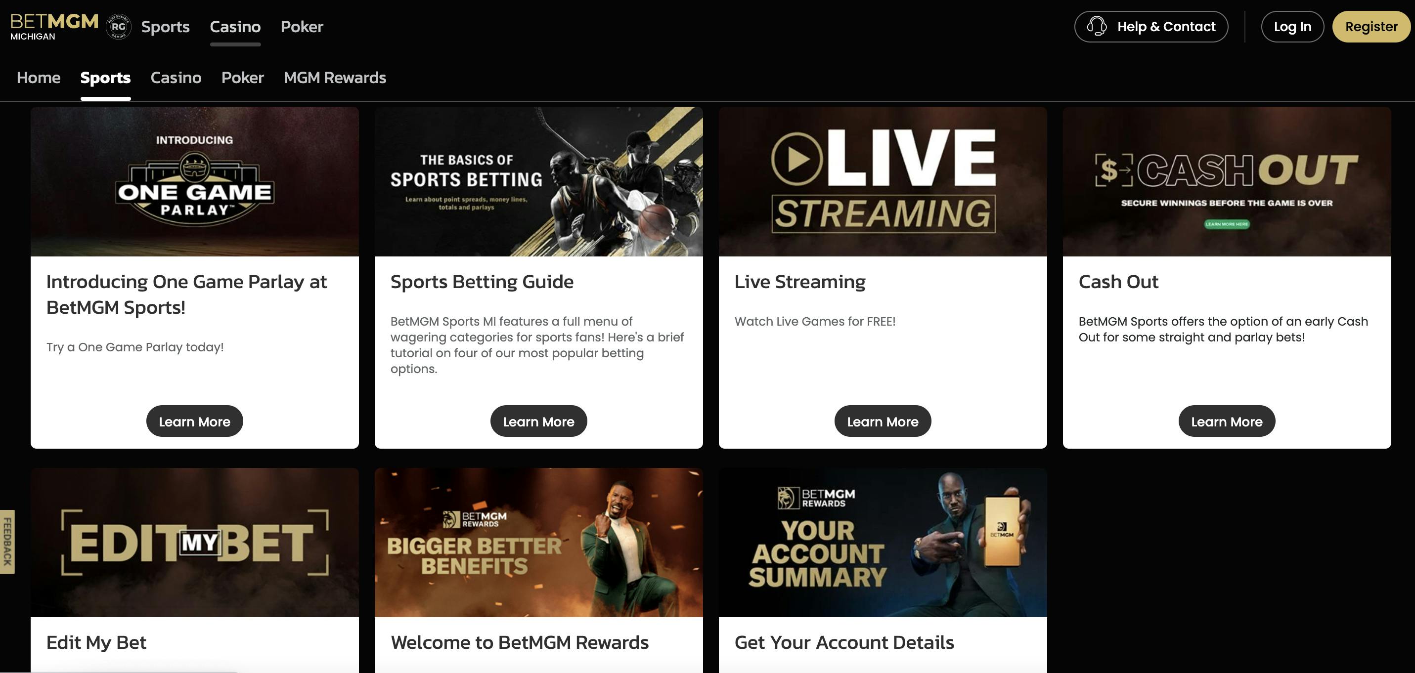Current BetMGM Promotions highlighted